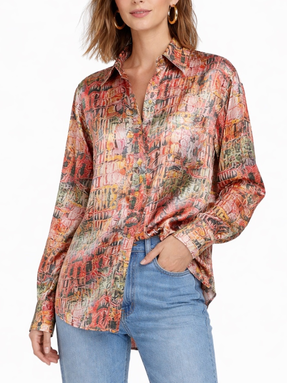 Sies Marjan | ‎ NWT Sander Satin Shirt